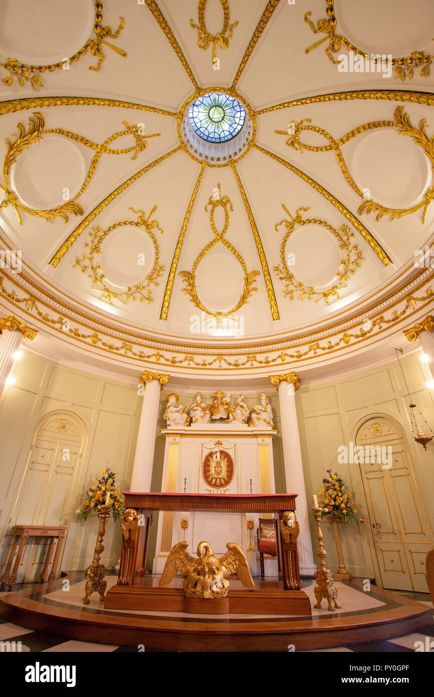 The Hidden Chapel in the Bar Convent in York, North Yorkshire Stock