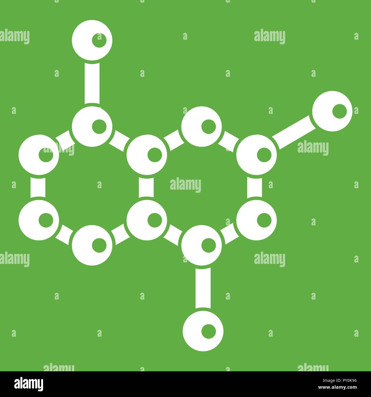 Molecule icon green Stock Vector Image & Art - Alamy