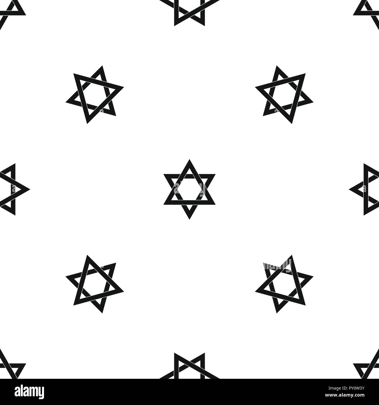 Star of David pattern seamless black Stock Vector Image &amp; Art - Alamy