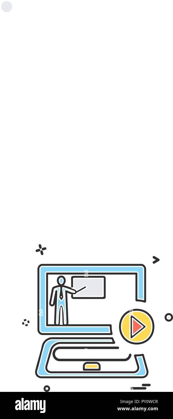 Computer icon design vector Stock Vector Image & Art - Alamy