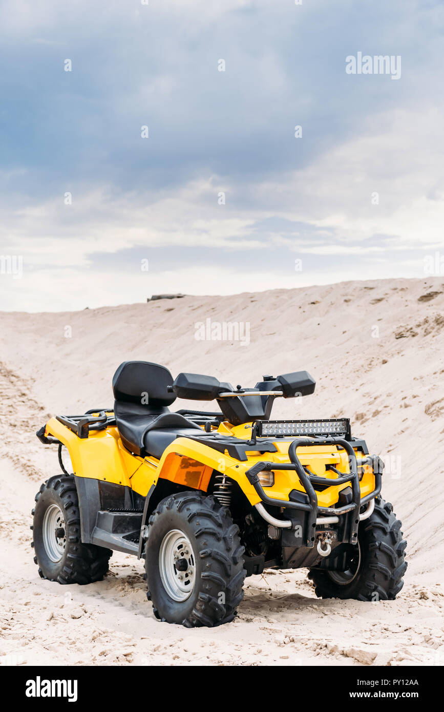 Quad bike on beach in hi-res stock photography and images - Alamy