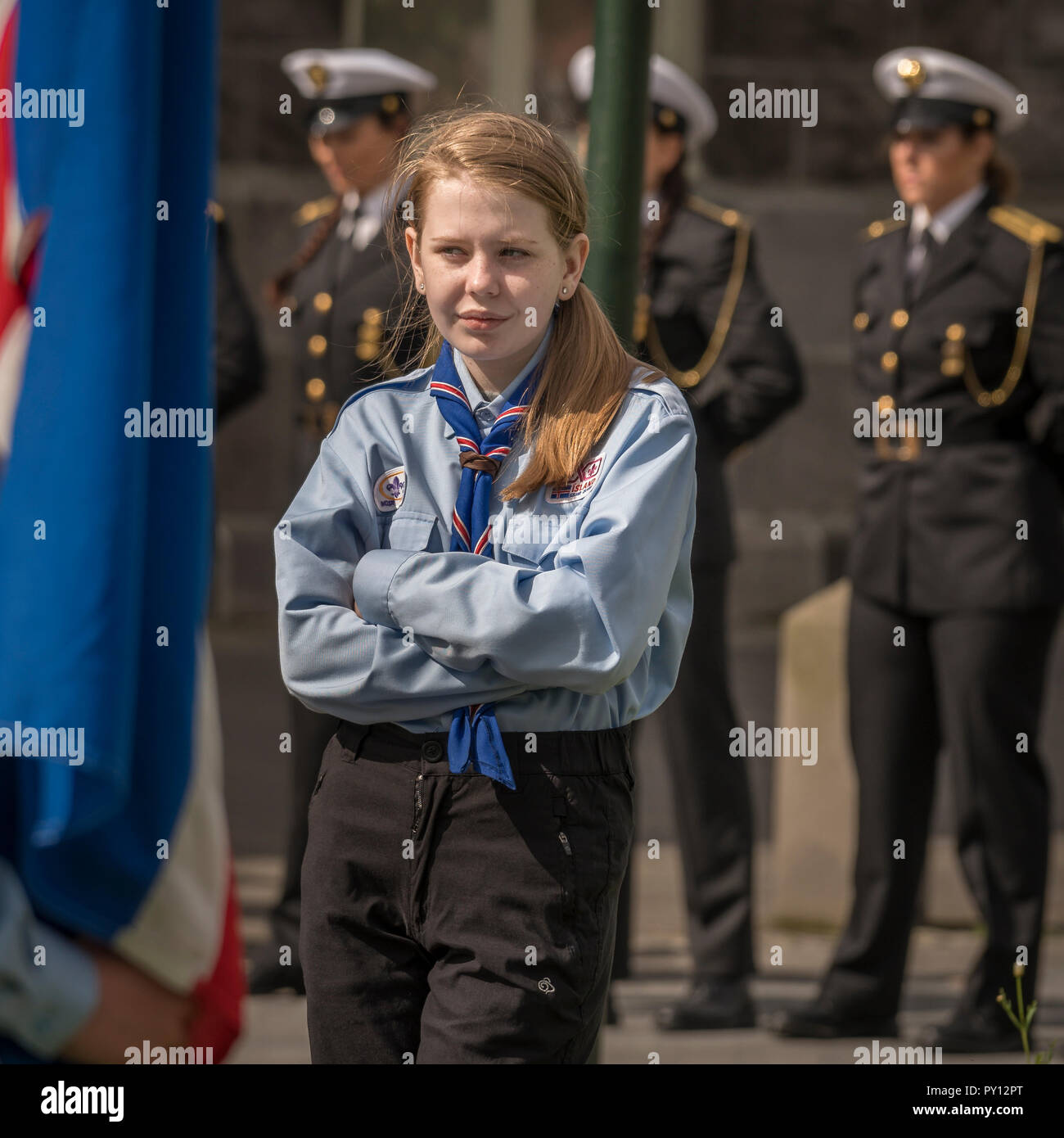 Iceland's Scout, Independence day, June 17, Reykjavik, Iceland Stock Photo