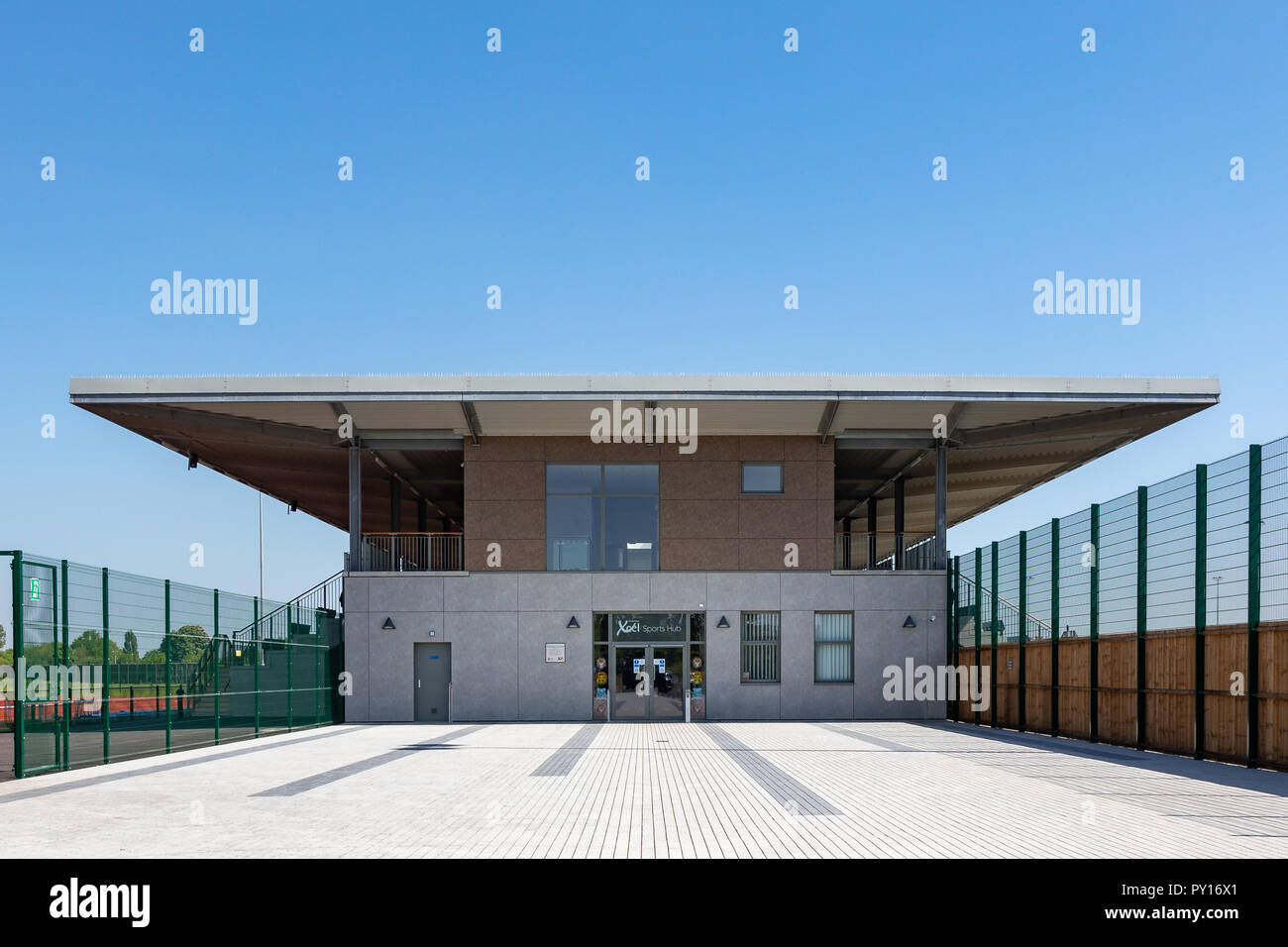 Xcel Sports Hub Stadium Building, Walton on Thames Stock Photo - Alamy