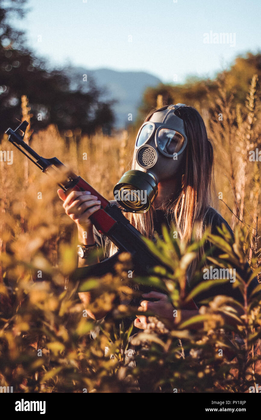 girl-gas-mask-hi-res-stock-photography-and-images-alamy