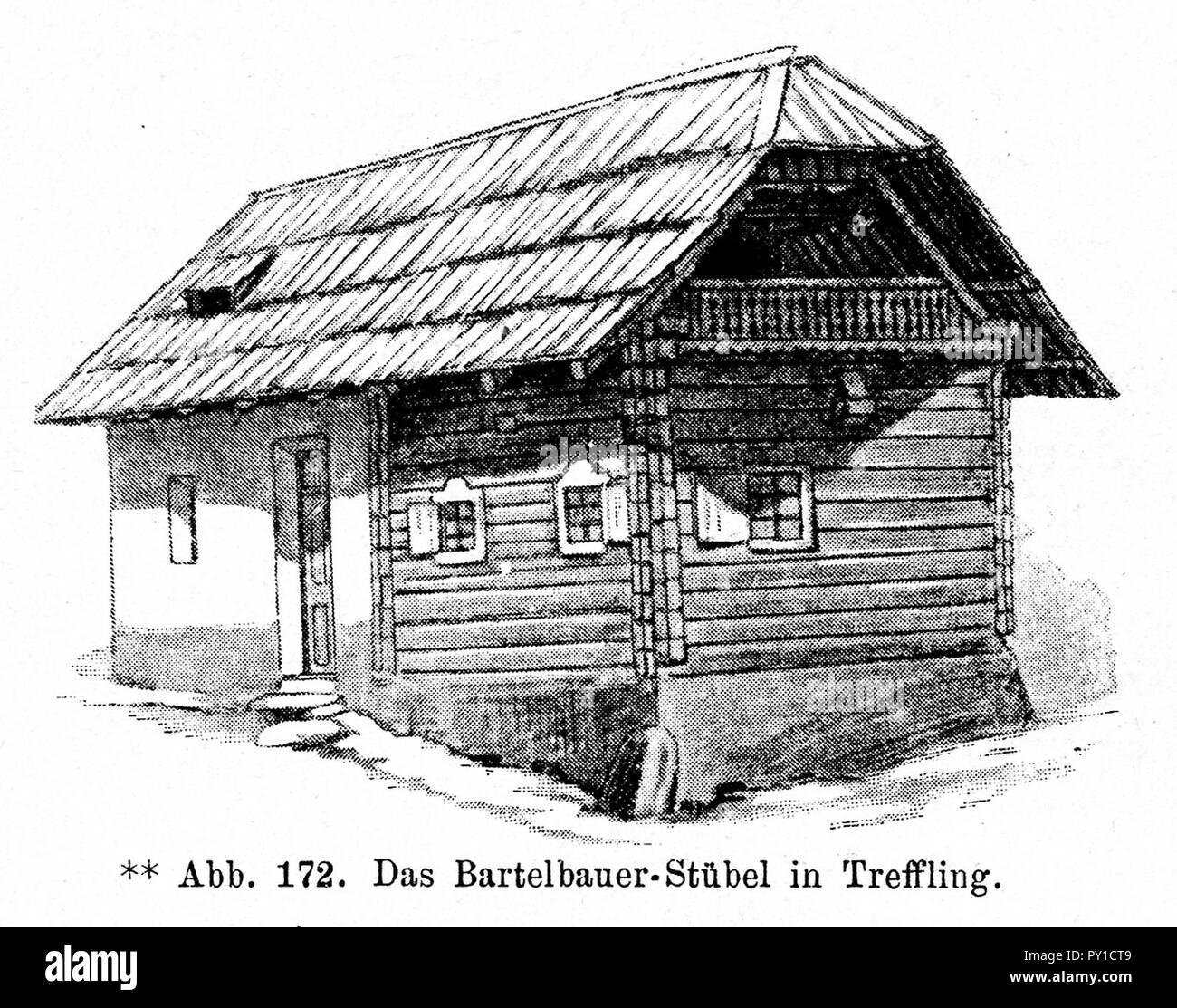 Bünker 1902 S 252 sw Bartelbauer Stübel Treffling. Stock Photo