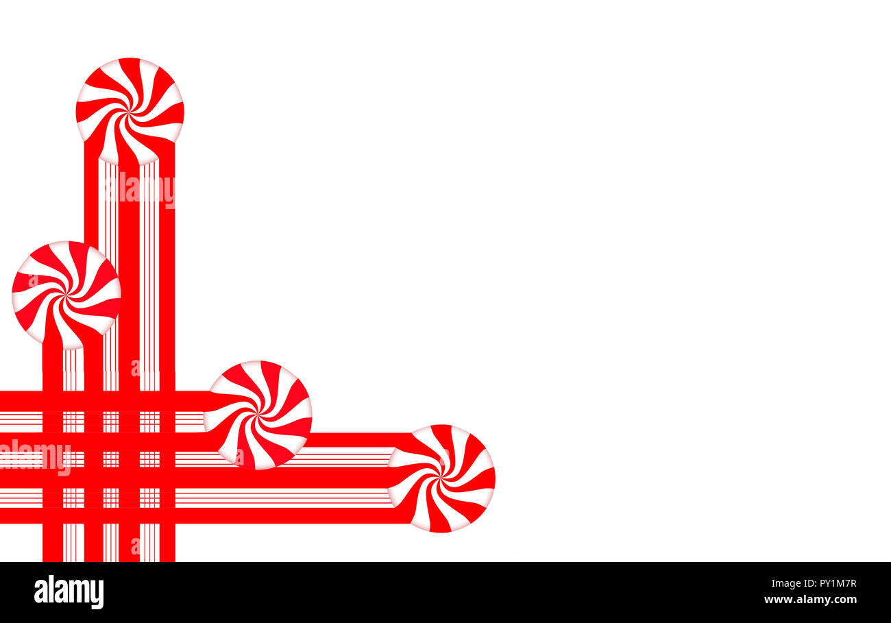 Peppermint Border Clipart