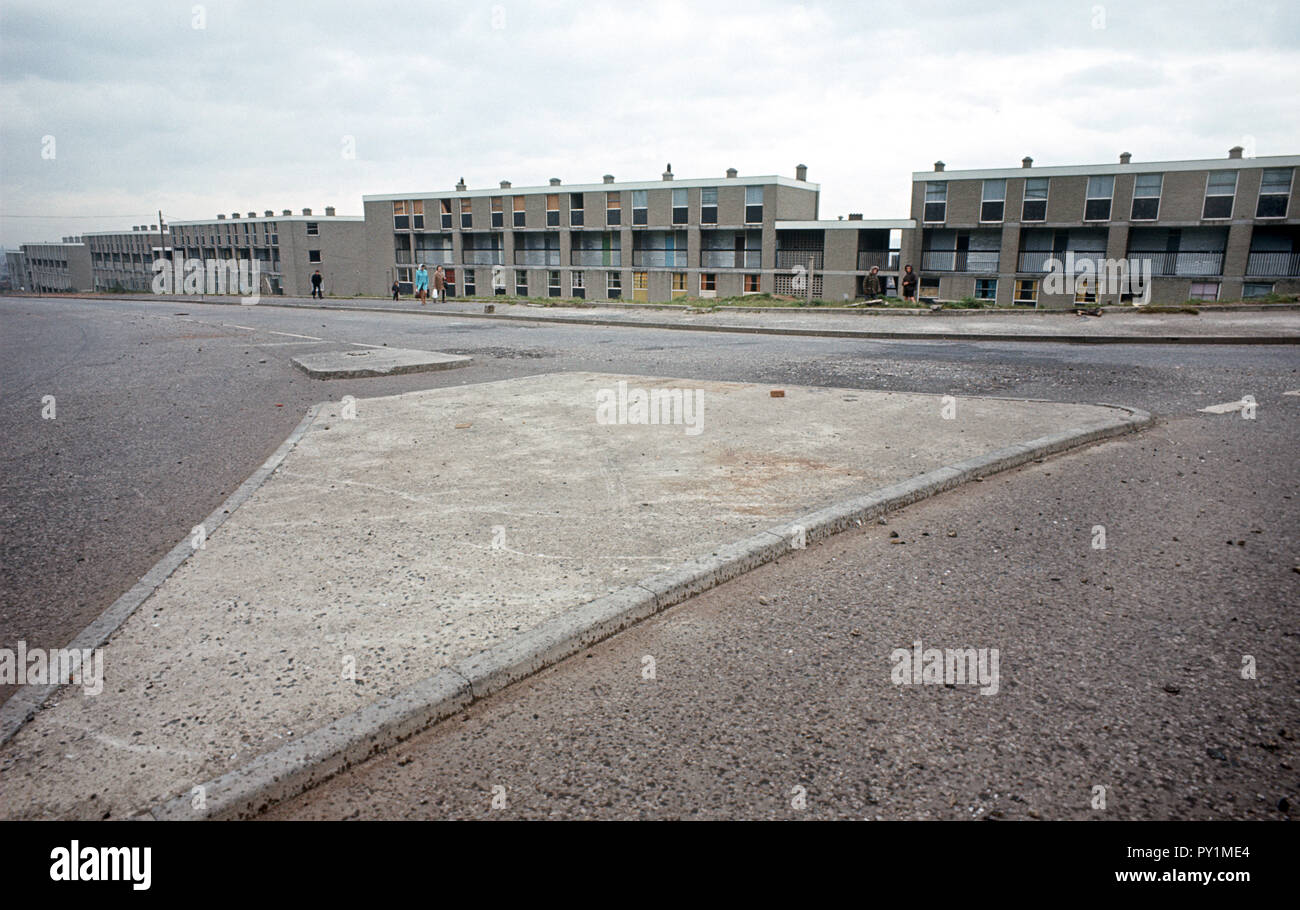 Outskirts of Ballymurphy, a predominately nationalist Estate, West