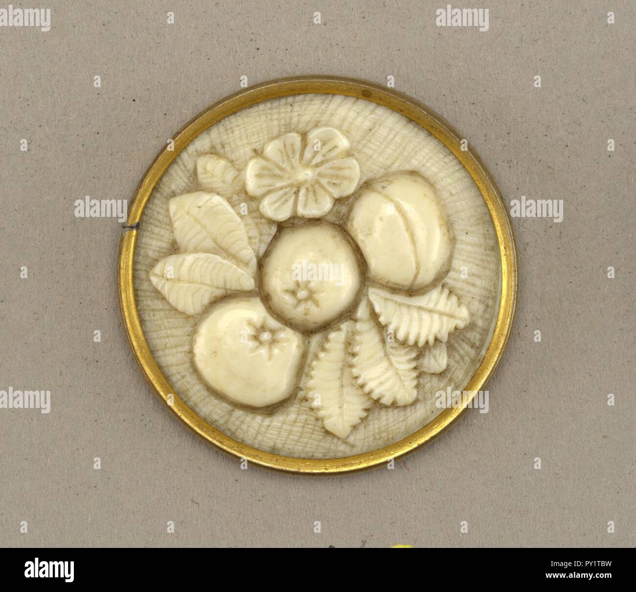 Button, 19th century Stock Photo