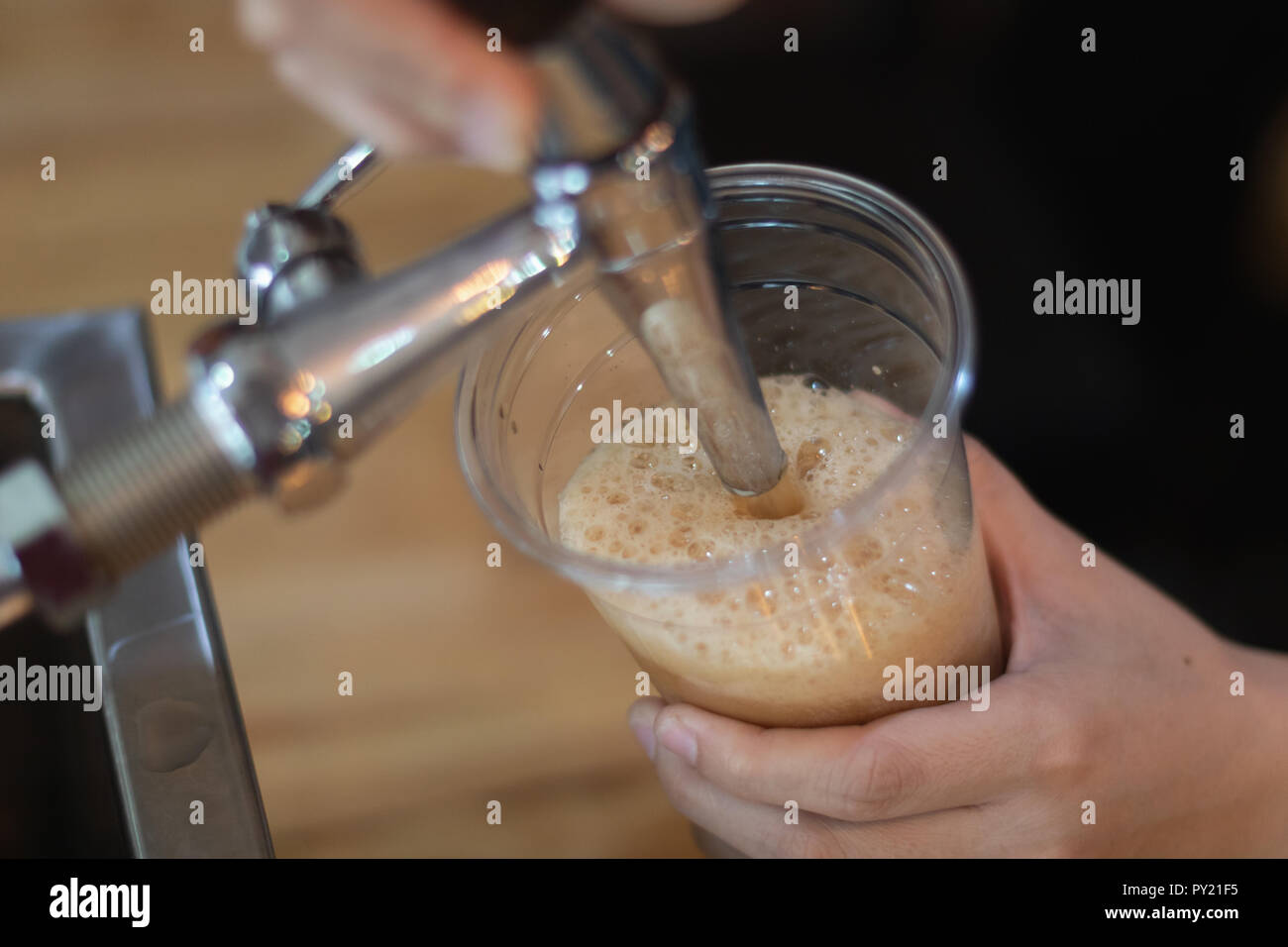 Nitro Cold Brew Coffee. Alternative drink Stock Photo Alamy