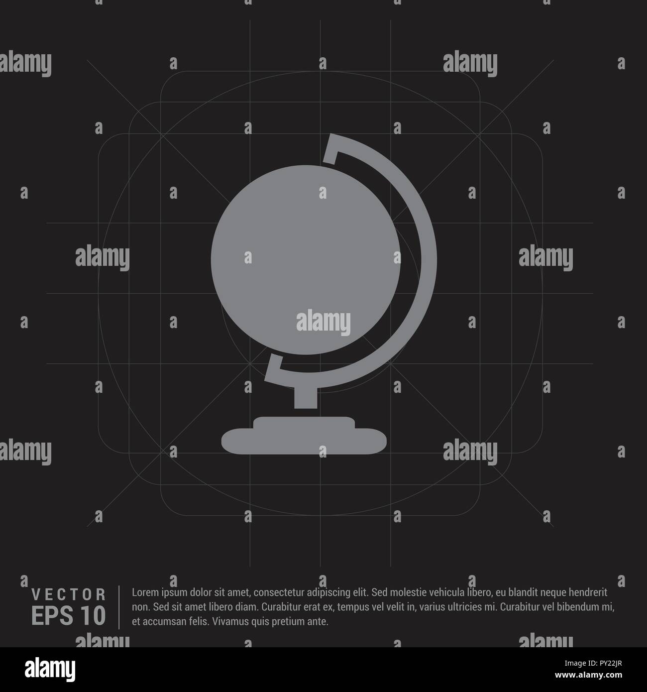 Web World Globe Icon Stock Vector Image & Art - Alamy