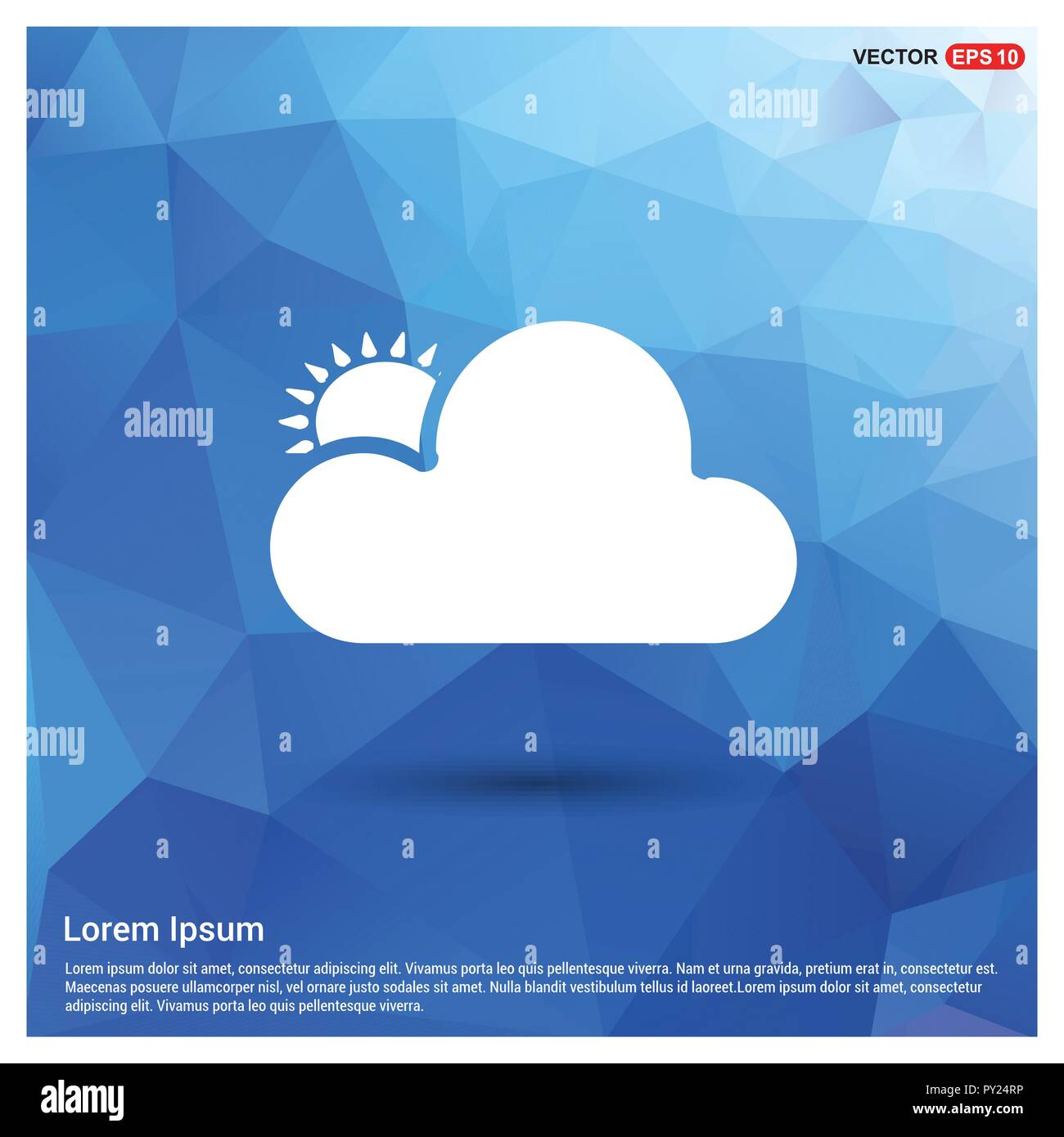 Sun Cloud Icon Stock Vector Image & Art - Alamy