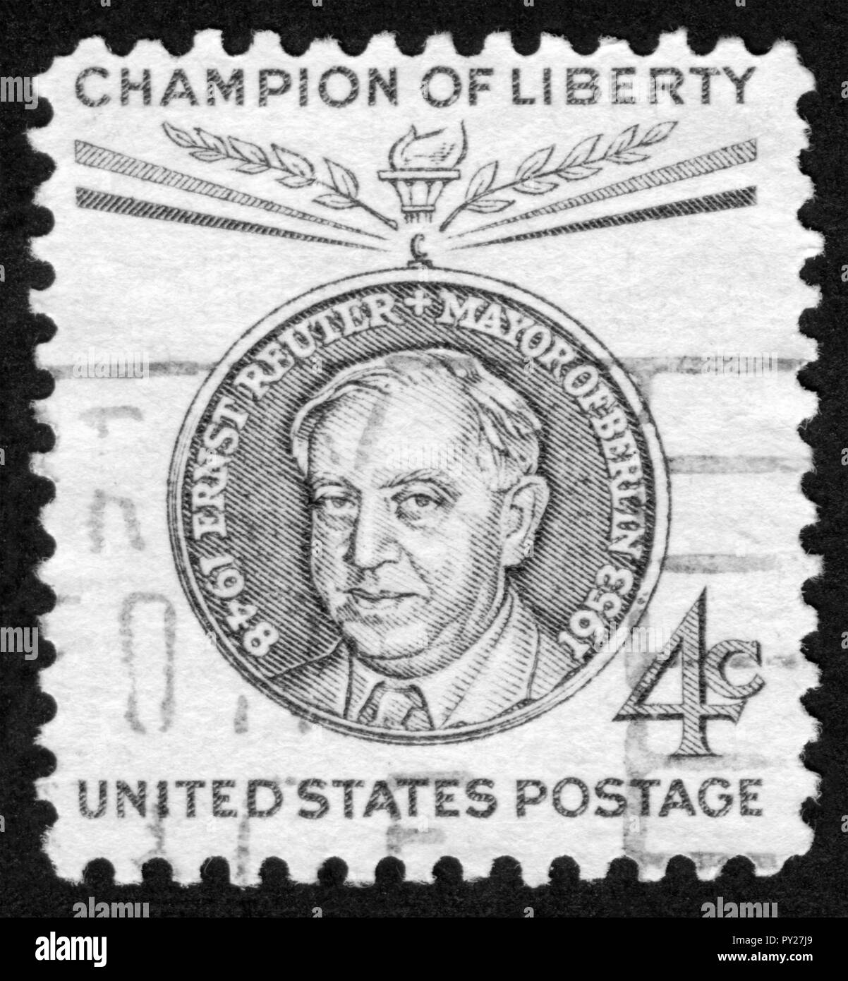 Stamp print in USA Stock Photo Alamy