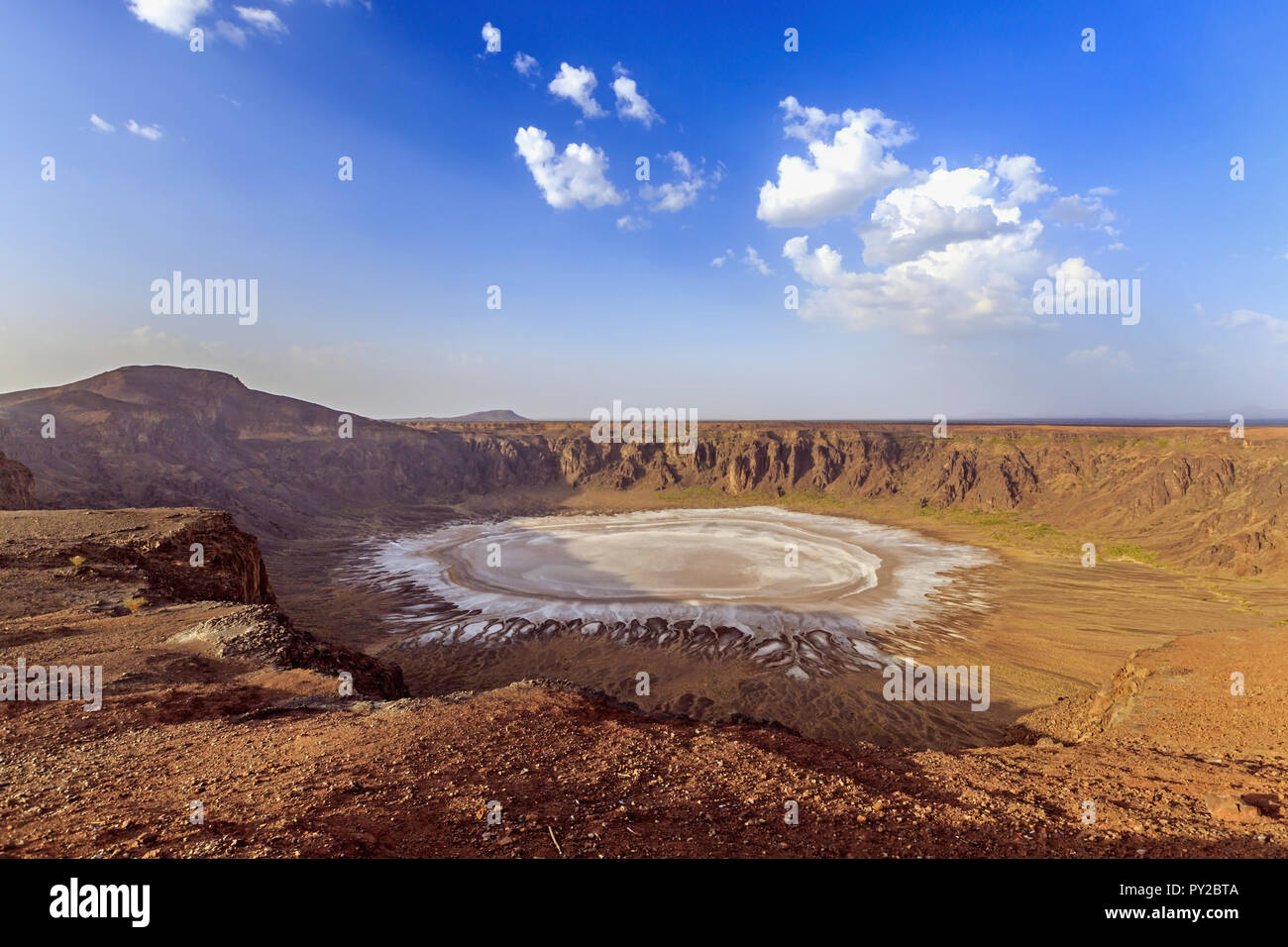 Al Wahbah crater, Saudi Arabia Stock Photo