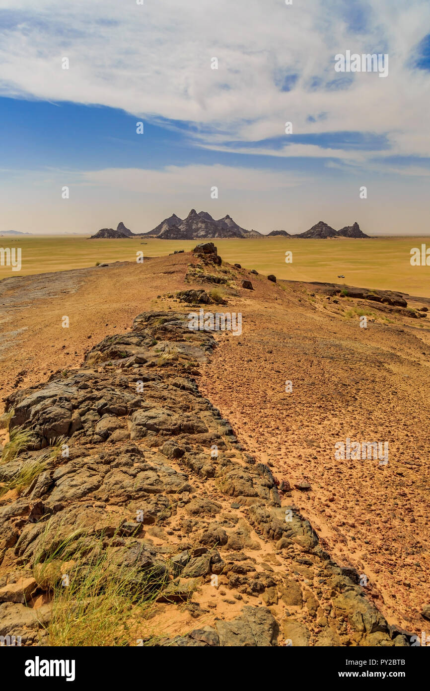 Desert landscape, Saudi Arabia Stock Photo
