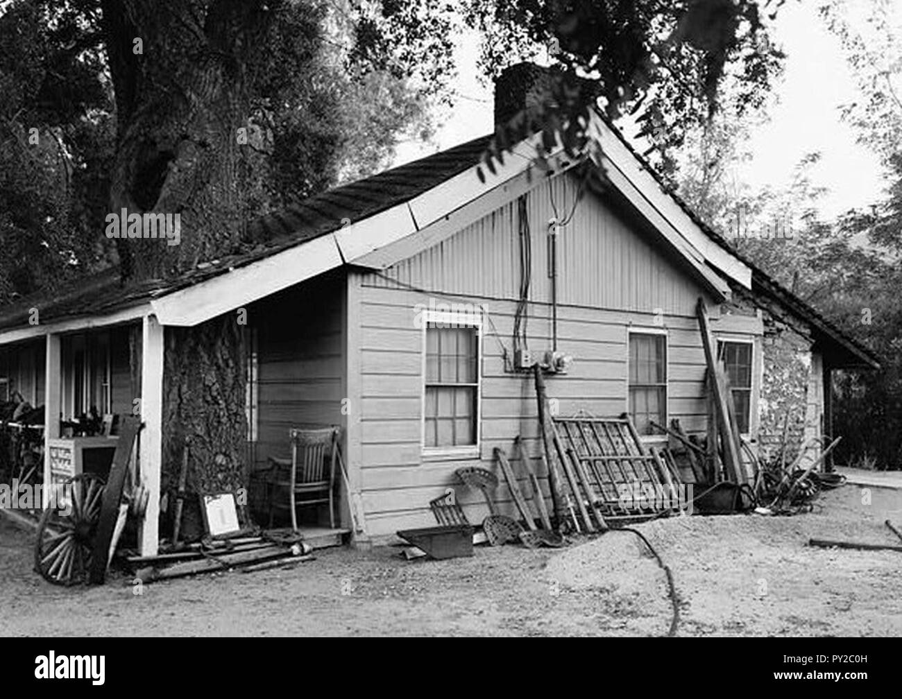 Butterfield Stage Station Oak Grove (San Diego County California Stock