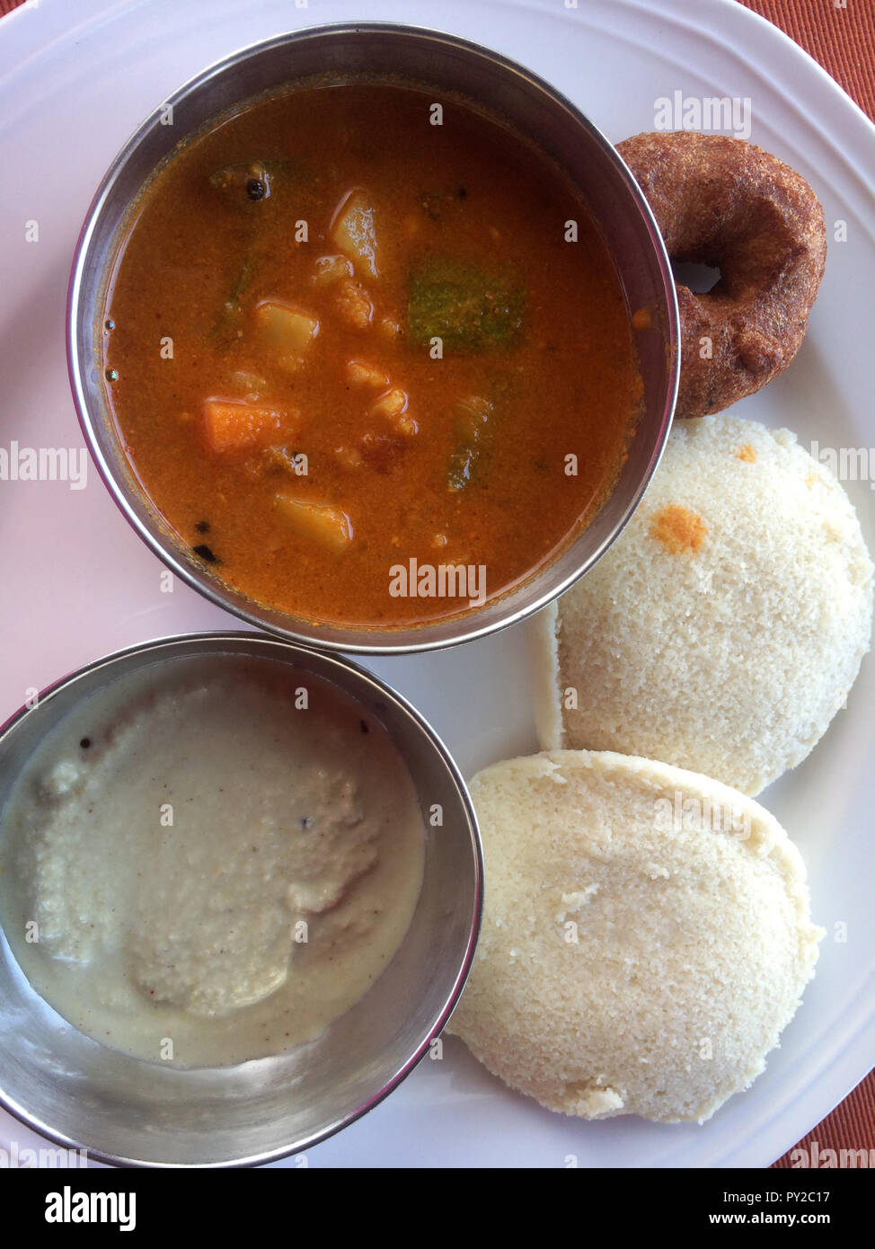 South Indian vegetarian food Stock Photo - Alamy