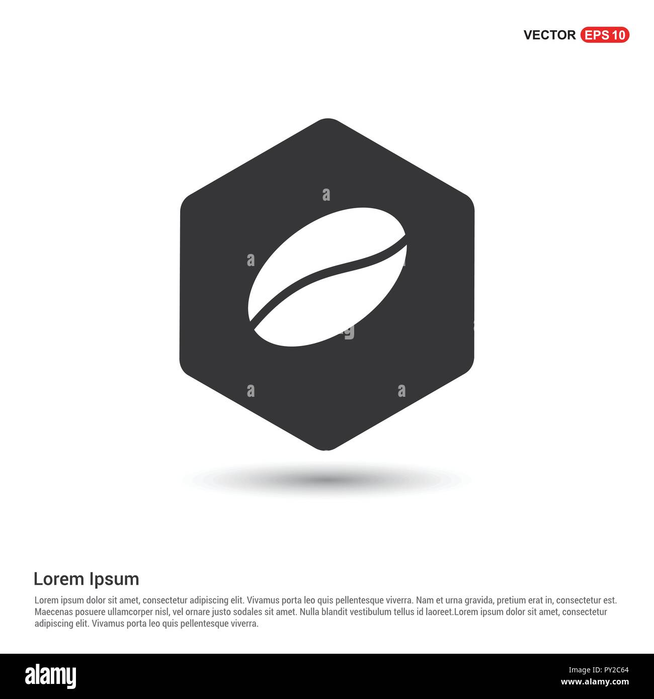 Coffee Seed Icon Stock Vector Image & Art Alamy