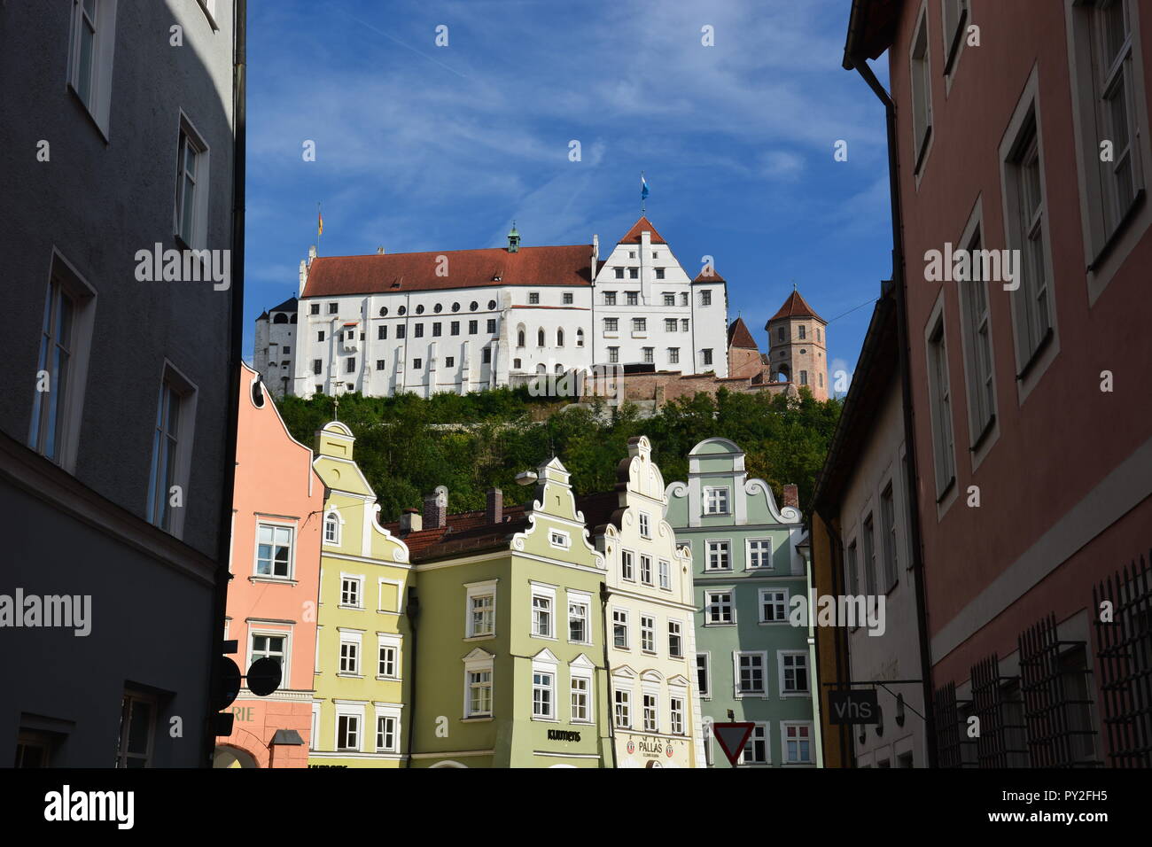 Landshut, Germany – View in the historical town of Landshut, Bavaria