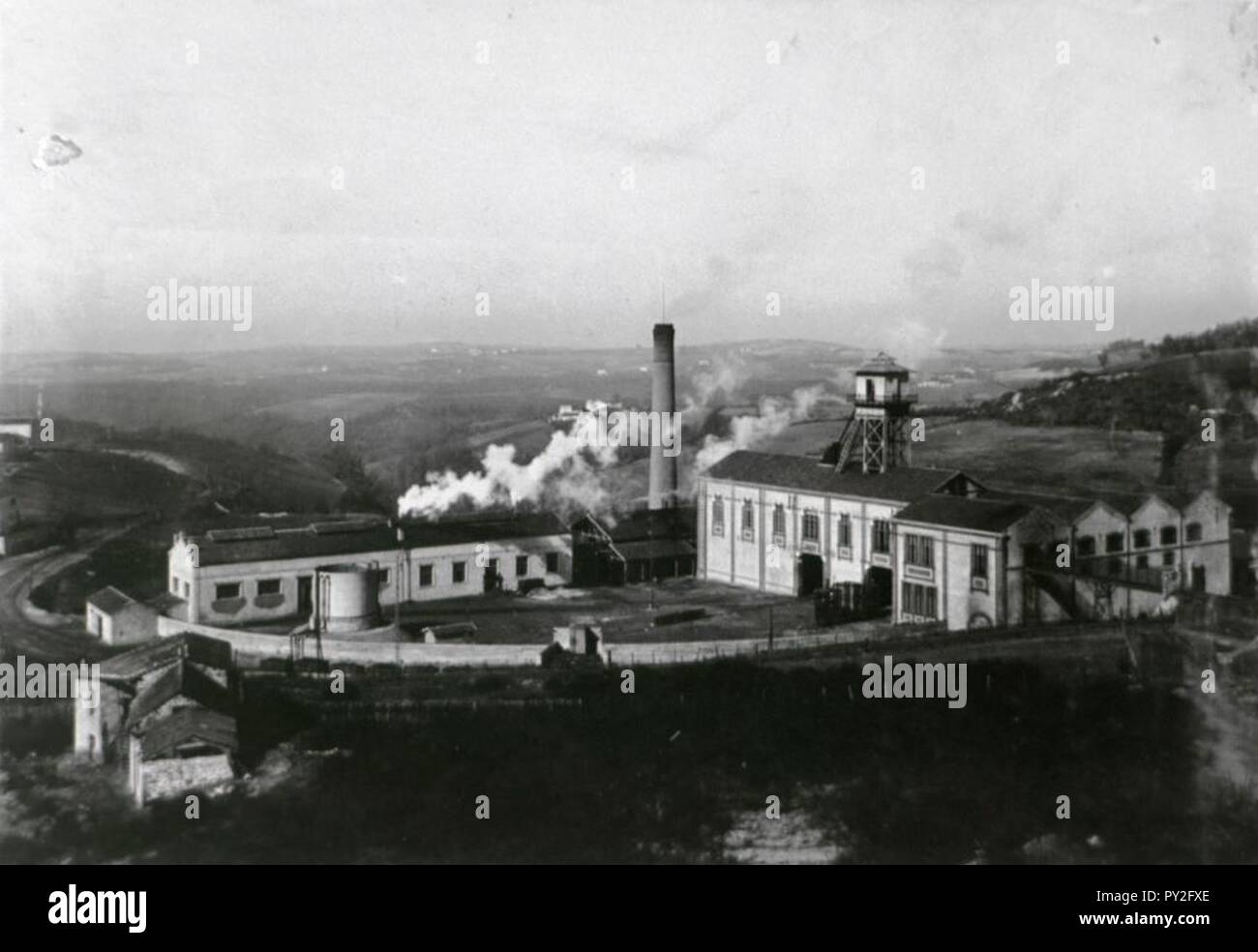 Cagnac-les-Mines puits3b. Stock Photo