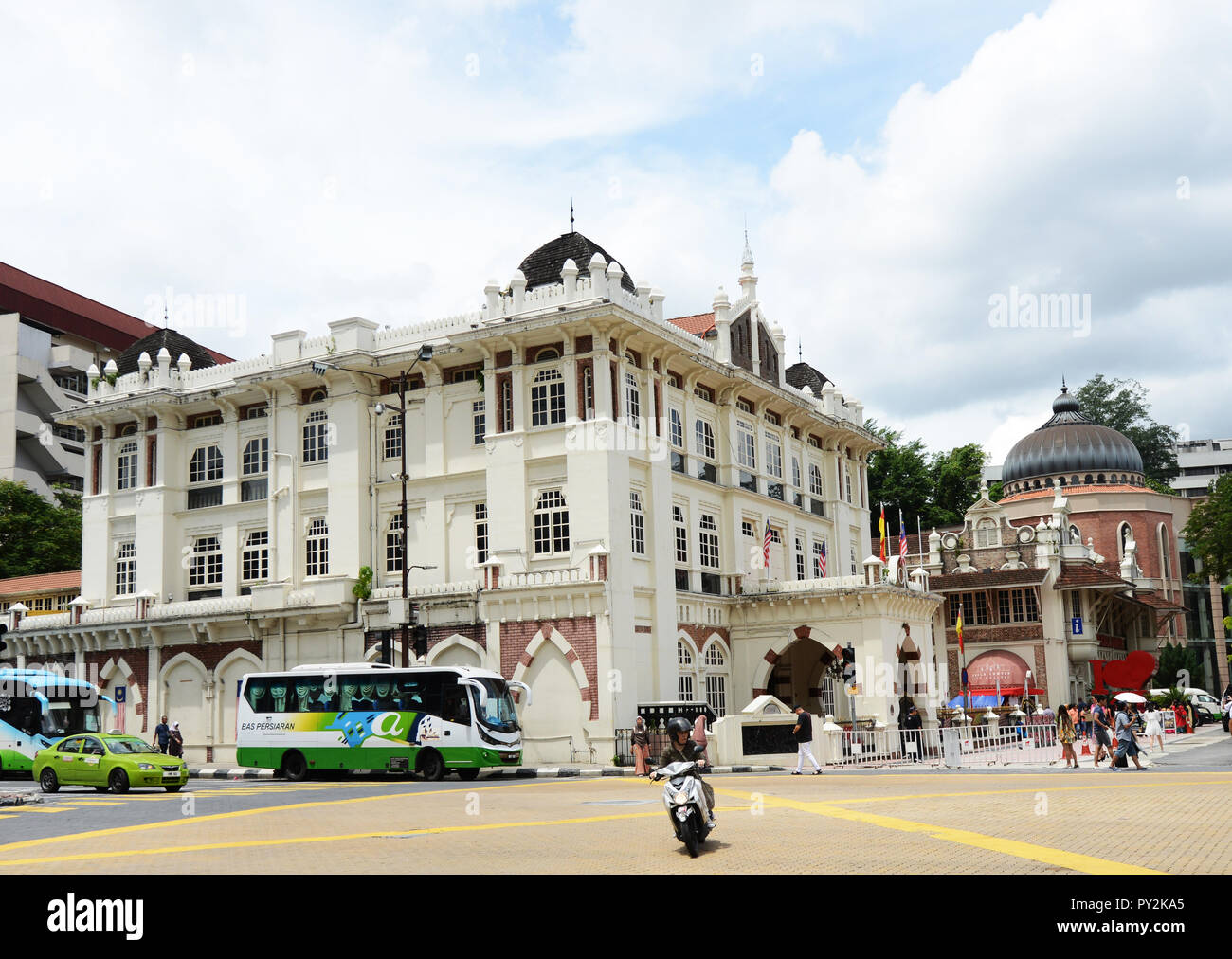 The national textile museum in KL, Malaysia. Stock Photo