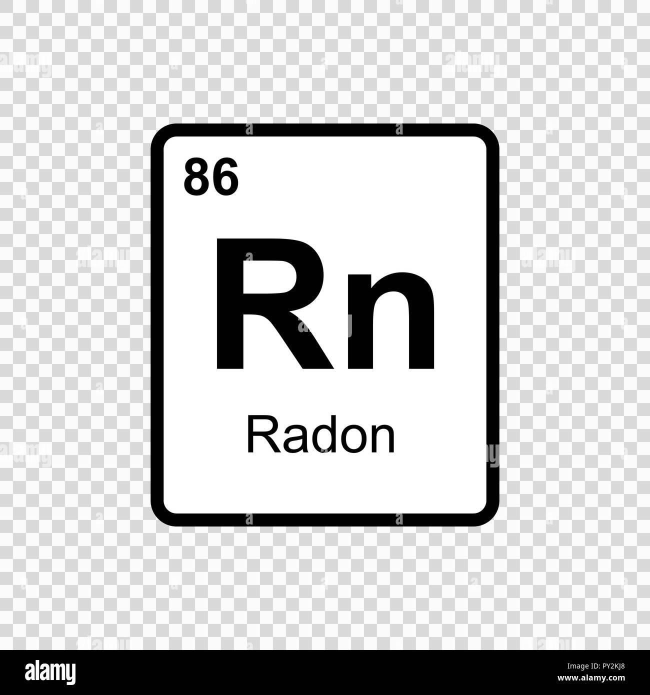 Chemical element of periodic table. Stock Vector