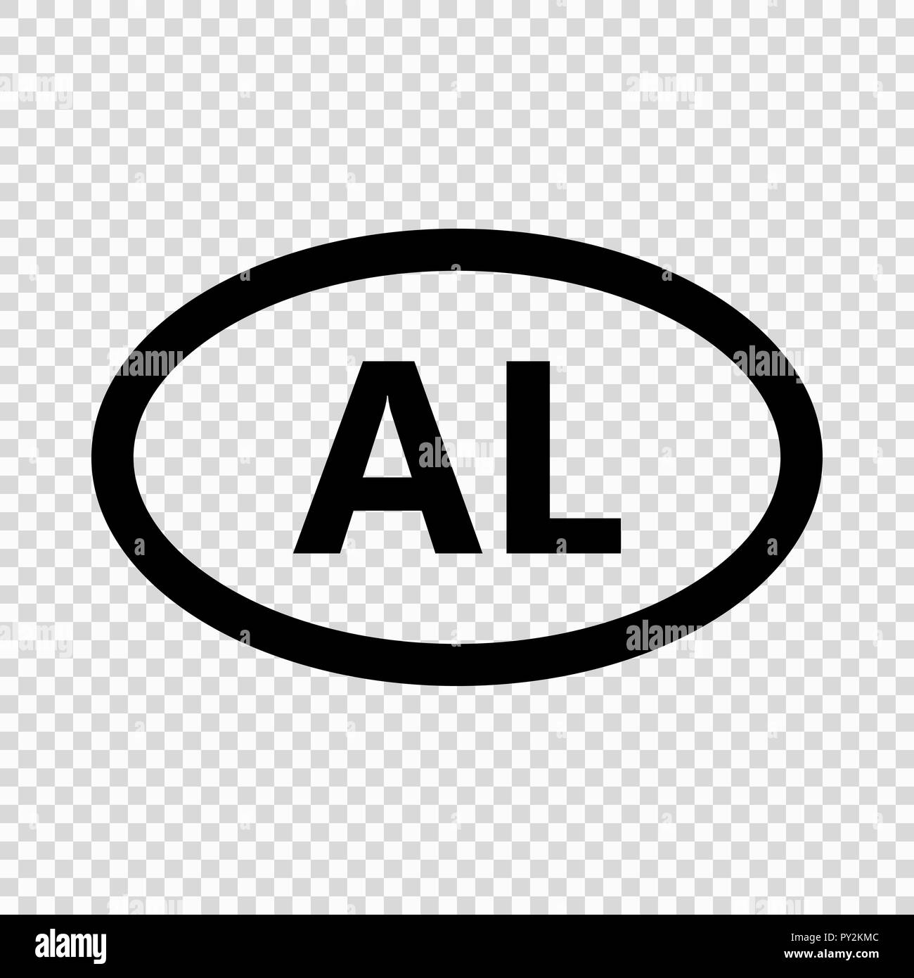 Albania code symbol. short country name. Domain name Stock Vector Image &  Art - Alamy