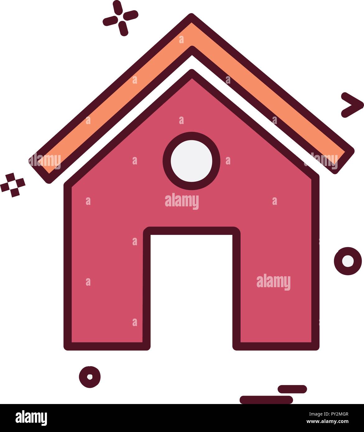 Home icon design vector Stock Vector Image & Art - Alamy