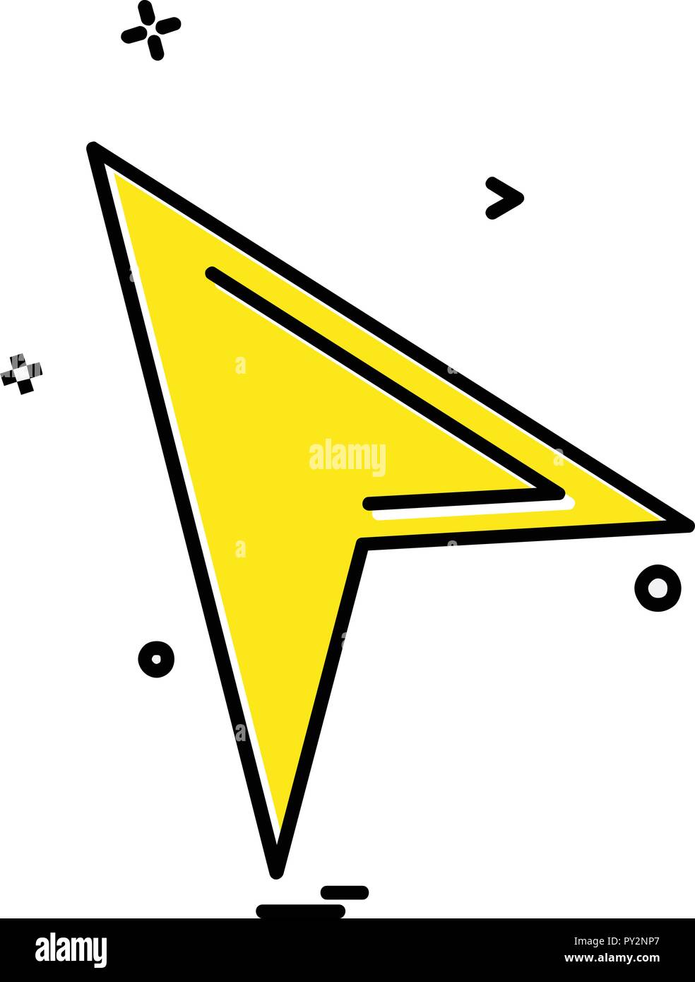 Arrow icon design vector Stock Vector Image & Art - Alamy