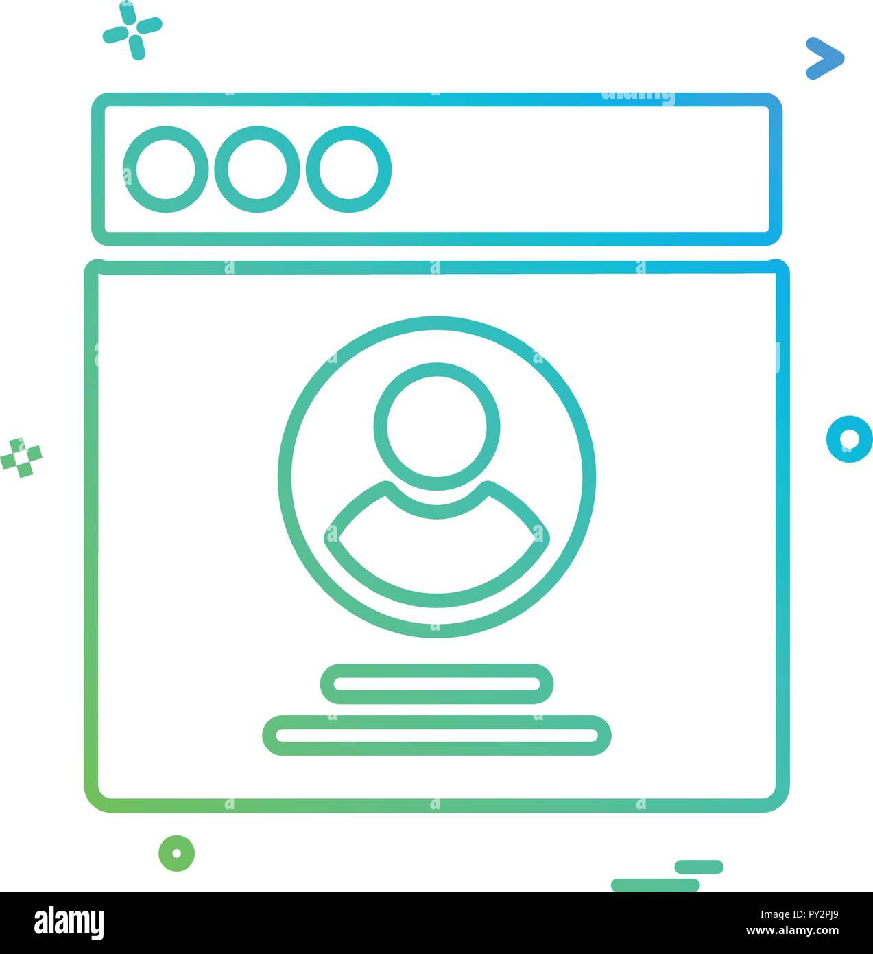 Web layouts icon design vector Stock Vector Image & Art - Alamy