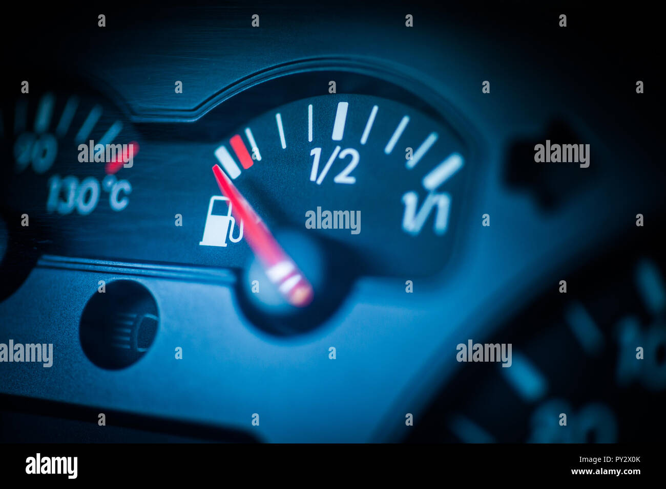 Empty fuel tank Stock Photo Alamy
