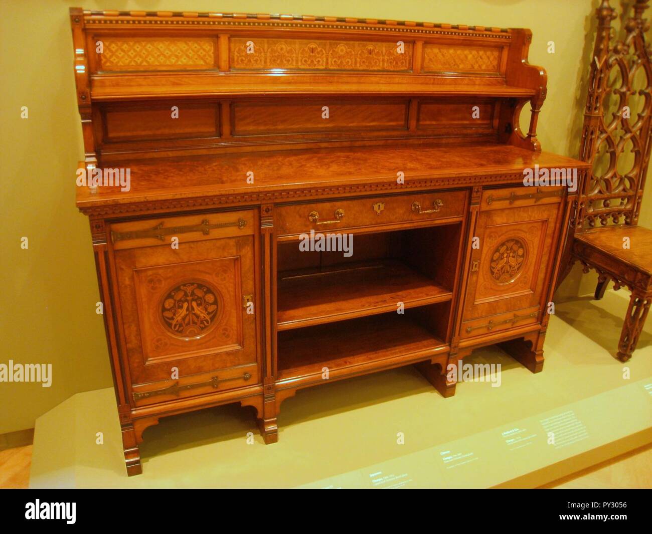 Cabinet, Bruce James Talbert, 1867 Stock Photo - Alamy