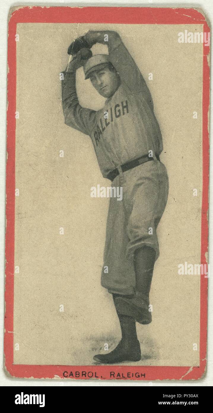 Cabrol, Raleigh Team, baseball card portrait Stock Photo Alamy