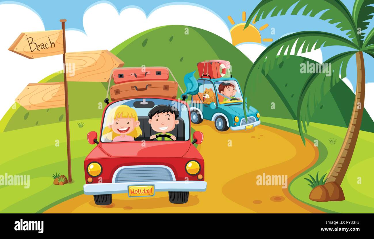 pleople-goin-on-long-weekend-trip-in-mountain-illustration-stock-vector