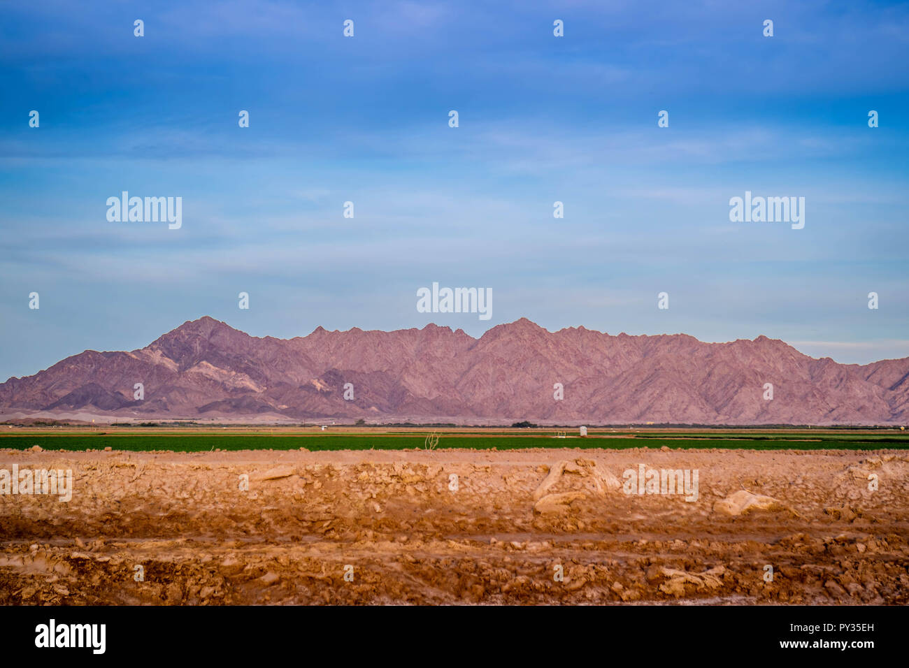 Gila Mountains in Yuma at Southwestern Arizona Stock Photo Alamy