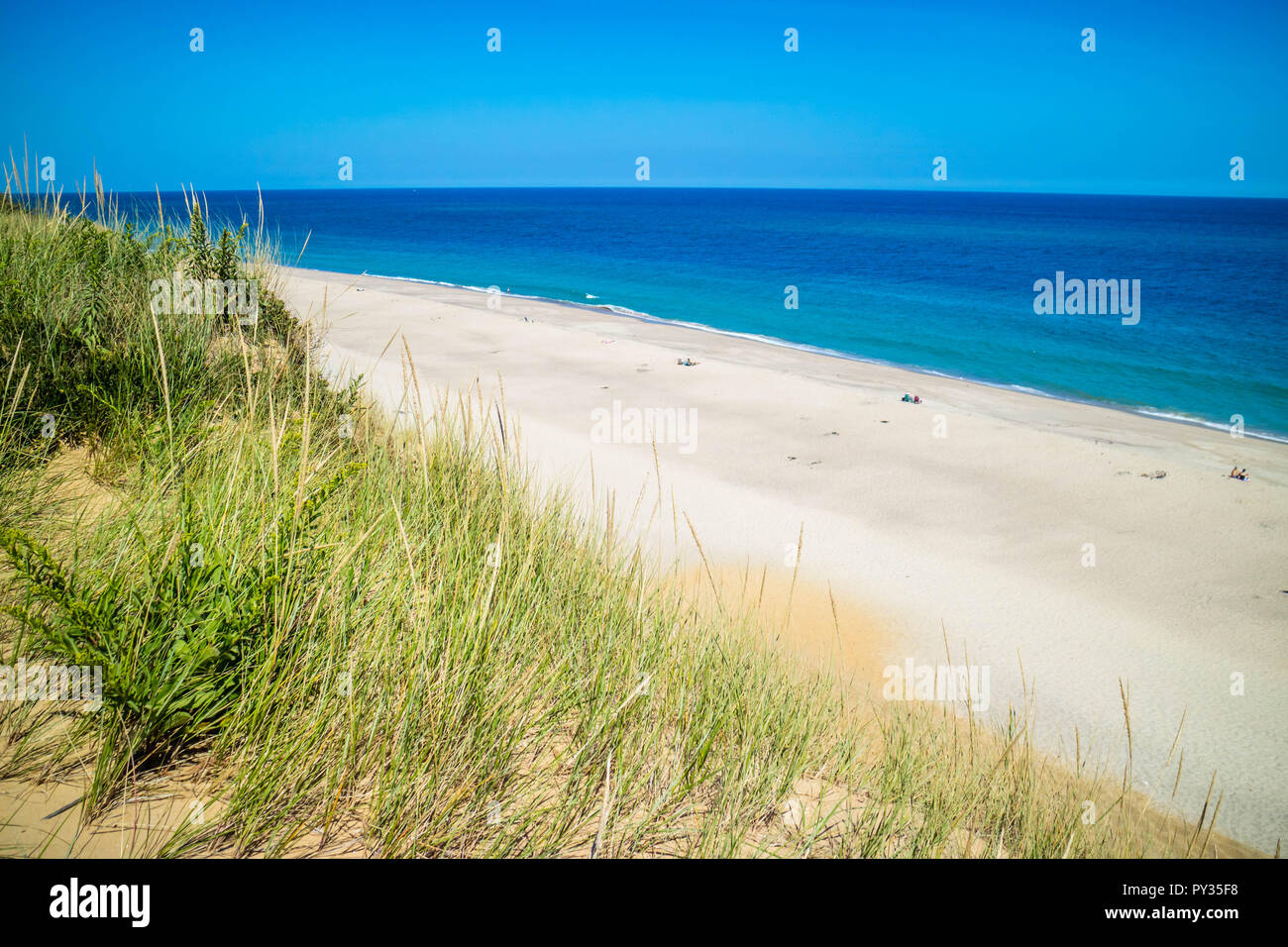 The Marconi Beach in Cape Cod National Seashore, Massachusetts Stock