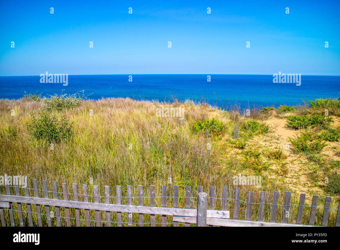The Marconi Beach in Cape Cod National Seashore, Massachusetts Stock