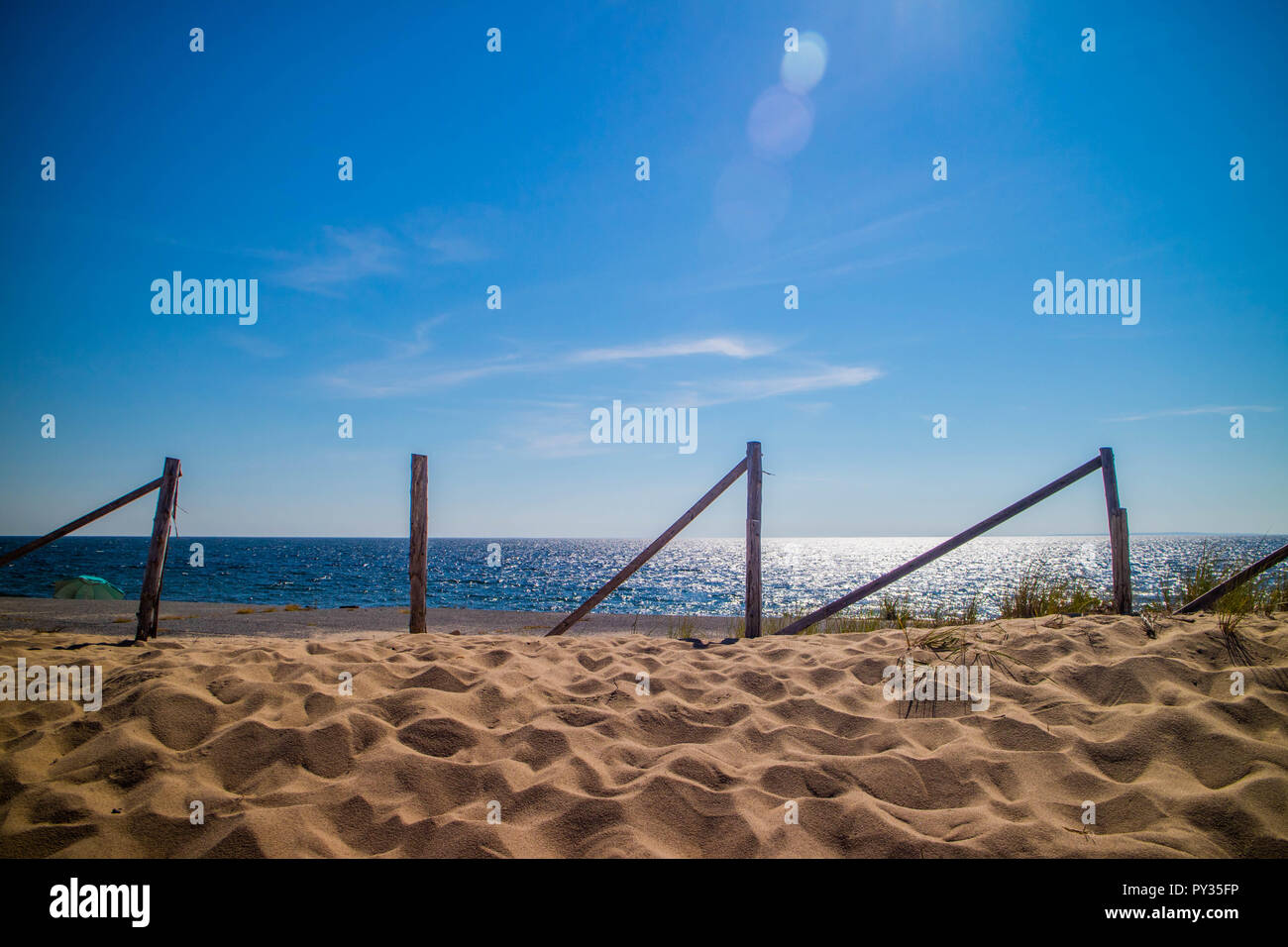 The Marconi Beach in Cape Cod National Seashore, Massachusetts Stock