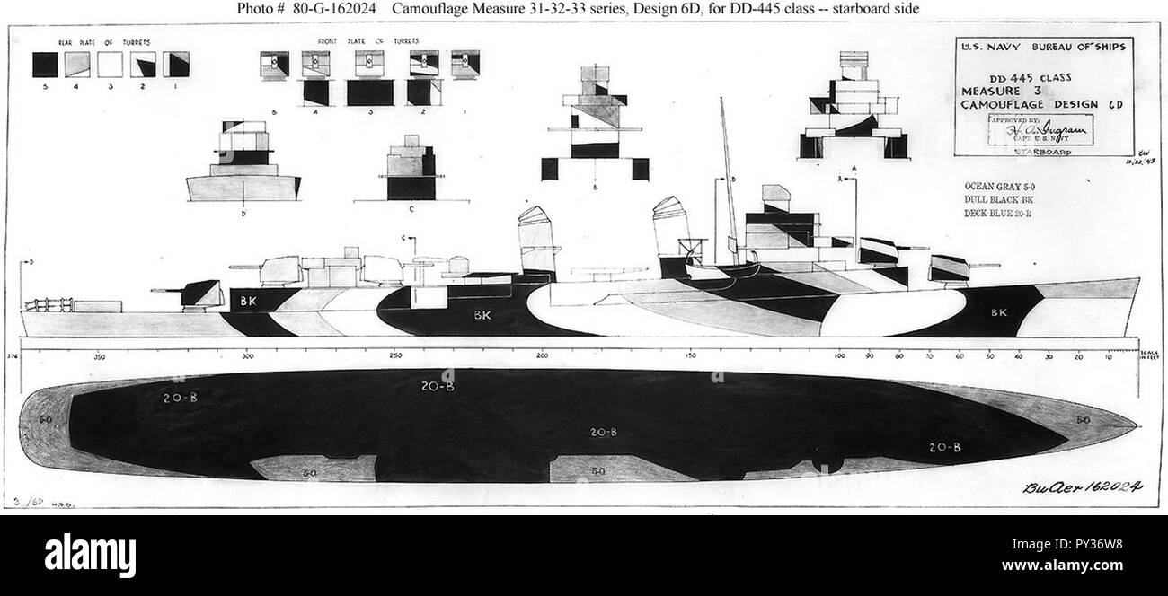 Fletcher class destroyer hi-res stock photography and images - Alamy