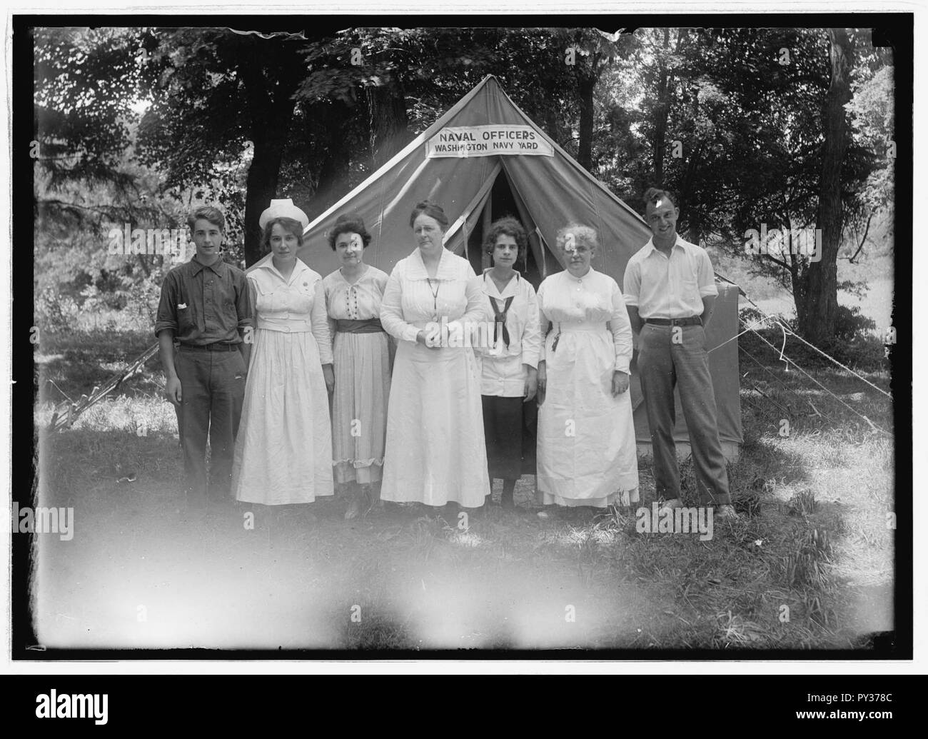 Camp Goodwill, July 12, 1919 Stock Photo