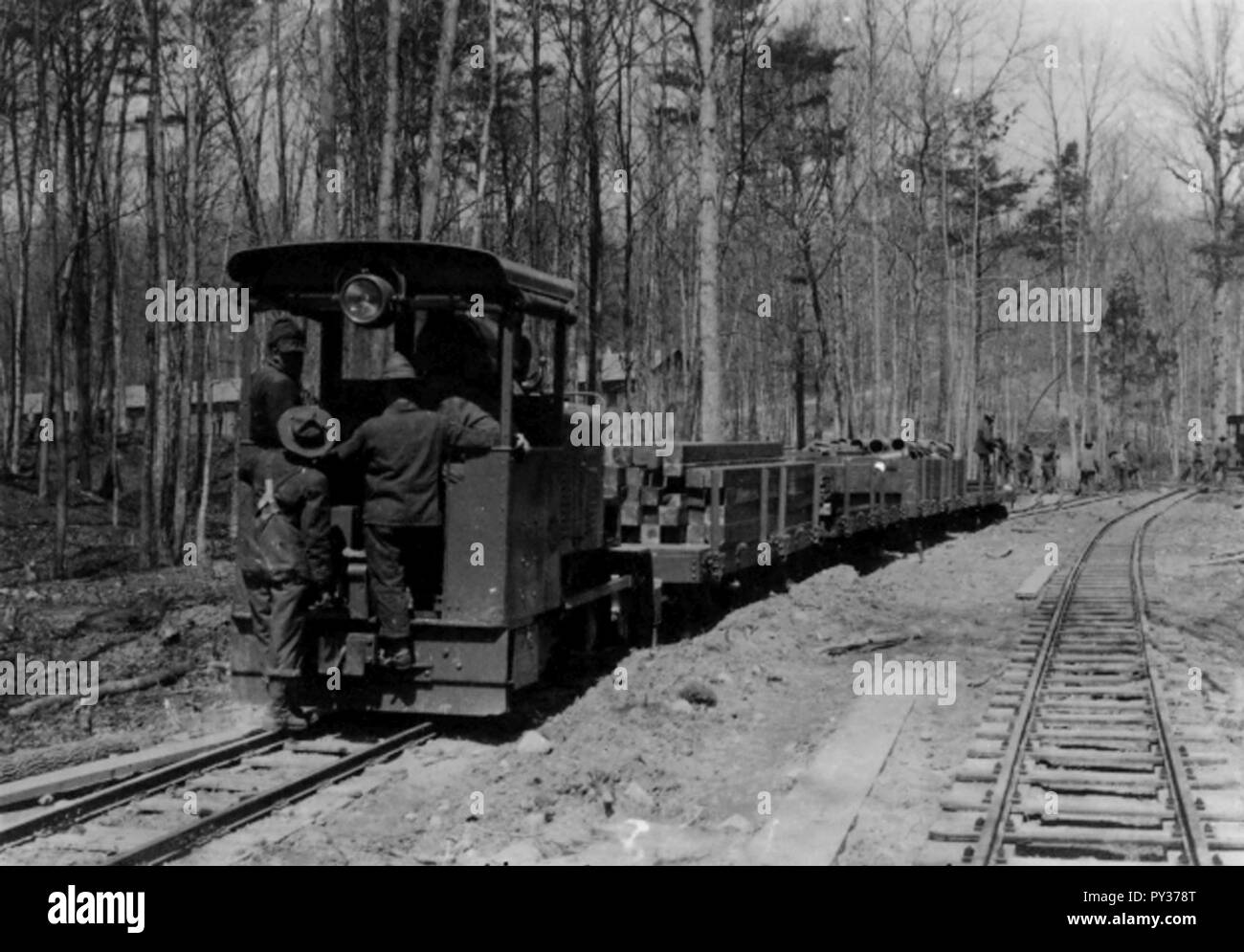 Camp Humphreys 2 ft narrow gauge railroad, Fort Belvoir, Virginia 001 (army.mil-90971-2010-11-05-091139). Stock Photo