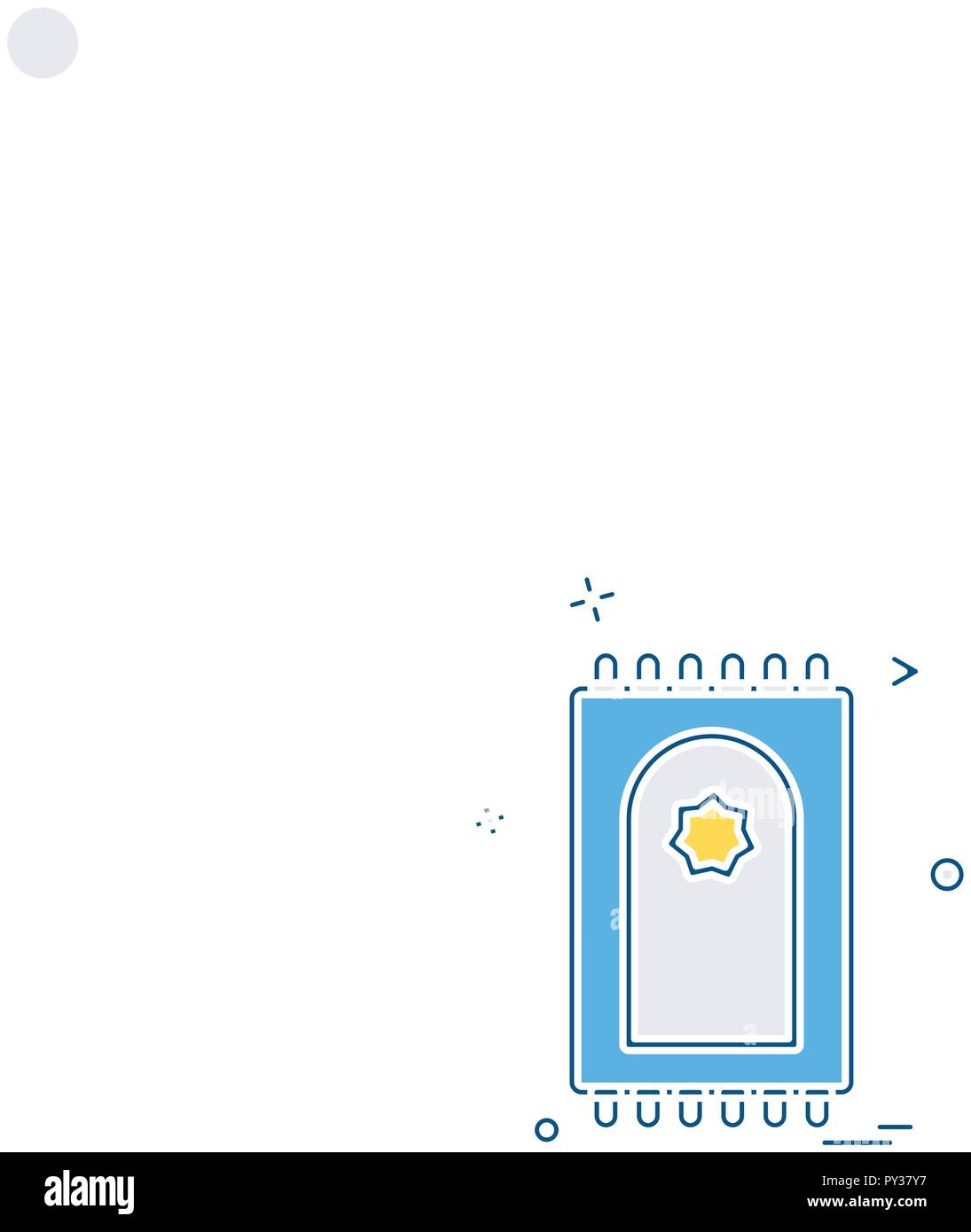 Prayer mat icon design vector Stock Vector Image & Art Alamy