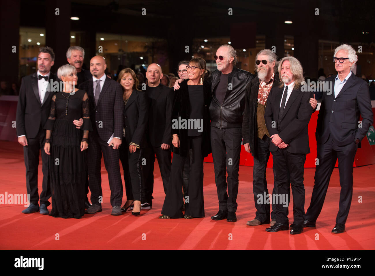 Red Carpet of the documentary 'Vero live, Francesco De Gregori' on October 24, 2018 at the Rome Film Fest (Photo by Matteo Nardone / Pacific Press) Stock Photo