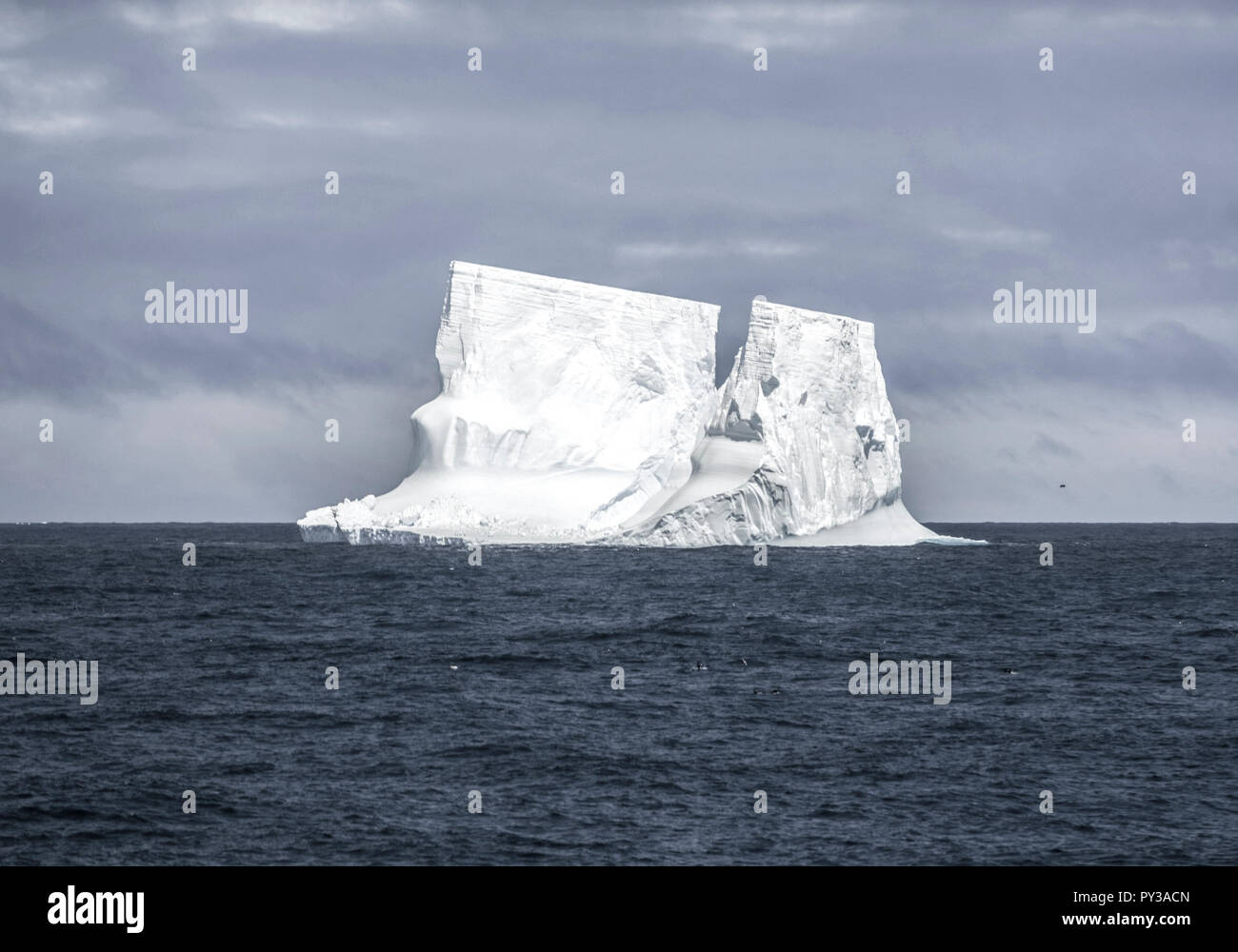 Eisberg im Meer, Suedatlantik Stock Photo