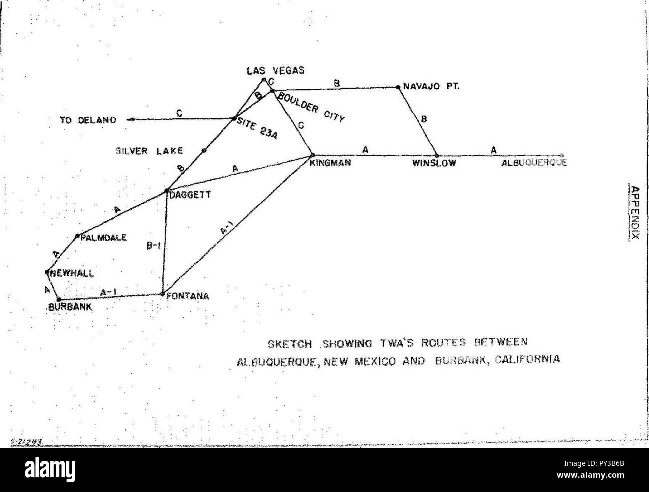 CAB Accident Report, TWA Flight 3 (January 1942 Stock Photo - Alamy