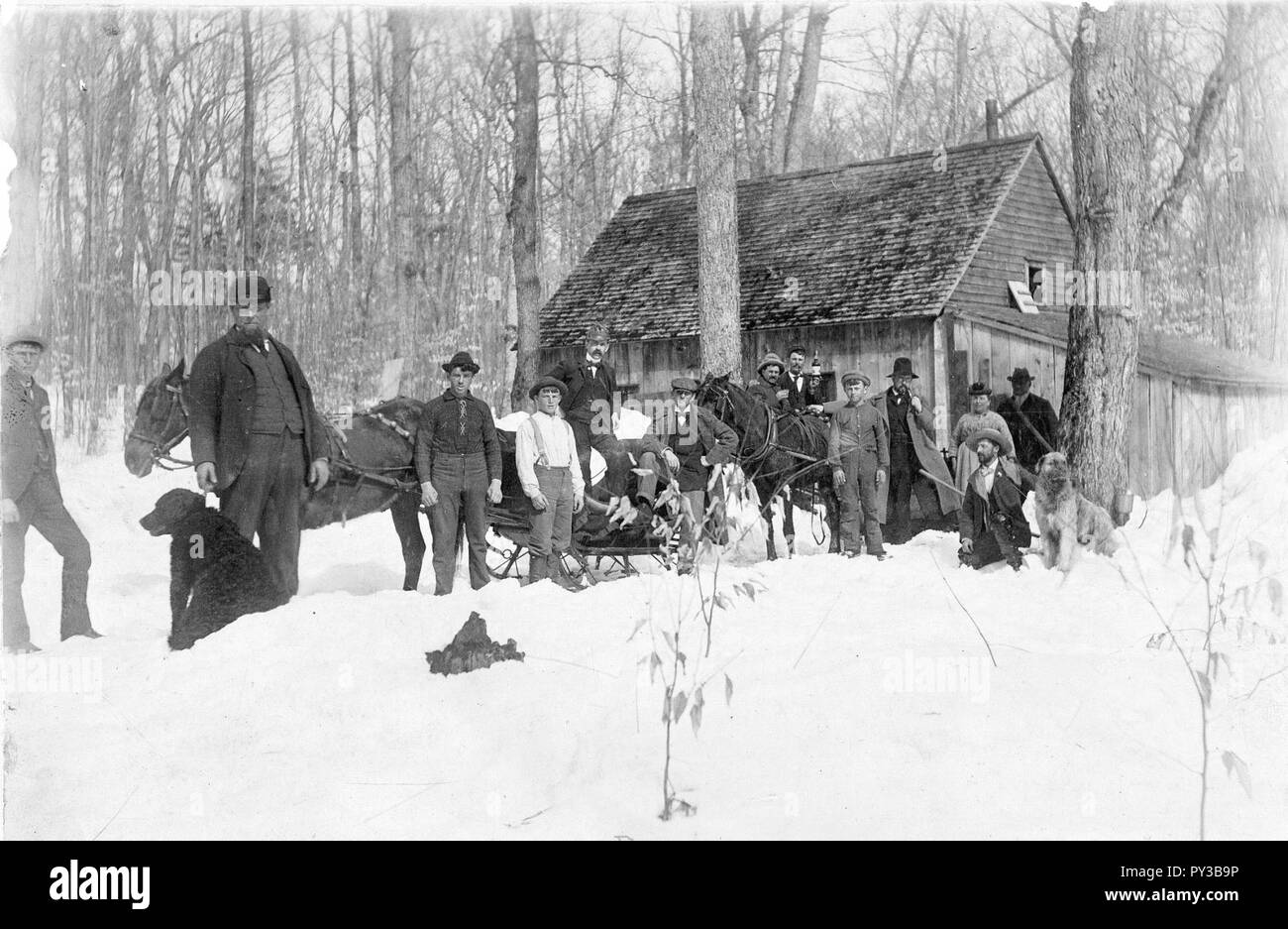 Cabane A Sucre Stock Photo 223194882 Alamy