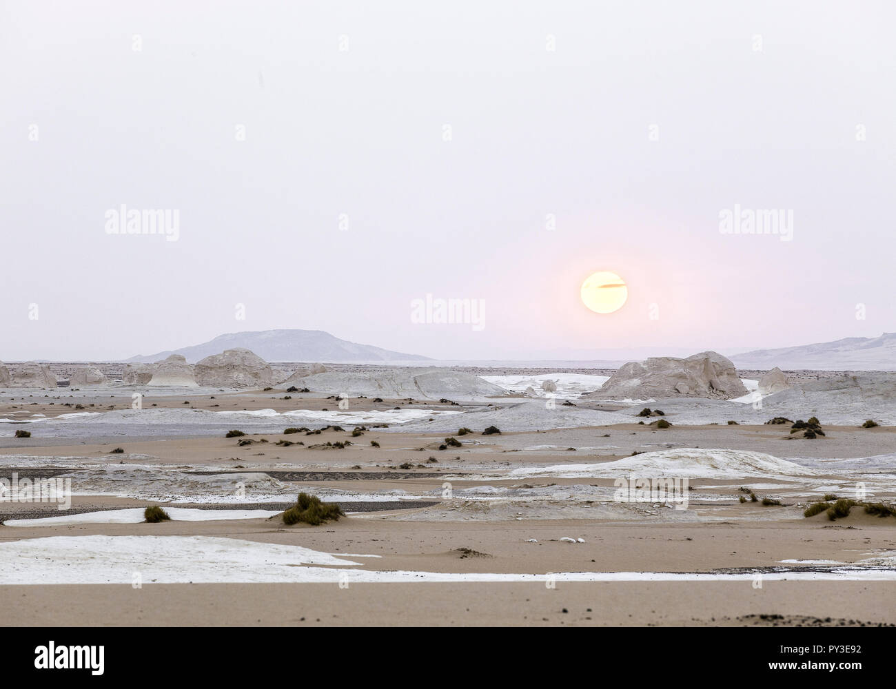 Weisse Wueste, Aegypten, Sonnenaufgang Stock Photo - Alamy