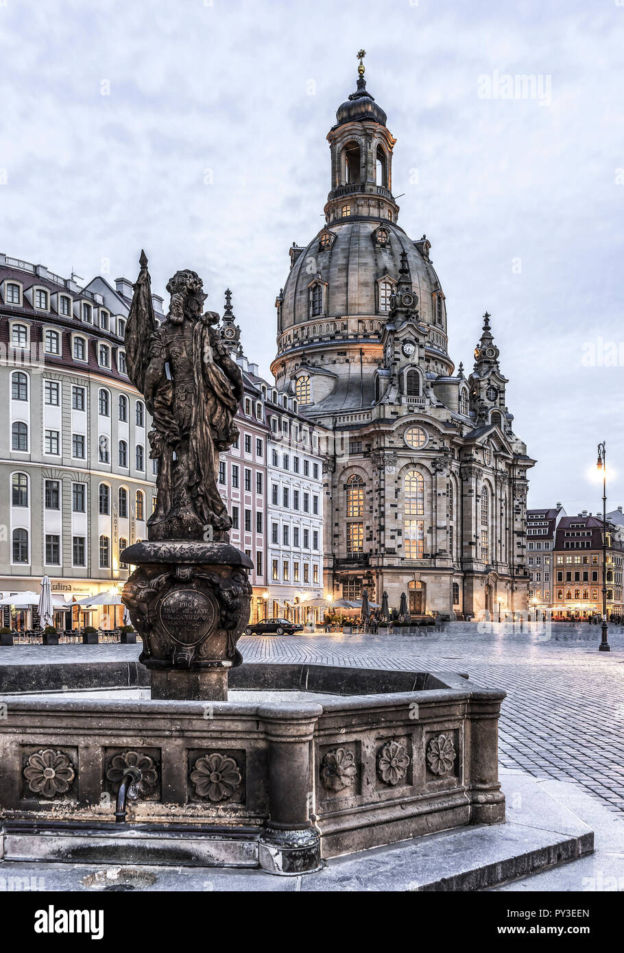 Dresden, Frauenkirche, Sachsen, Deutschland Stock Photo
