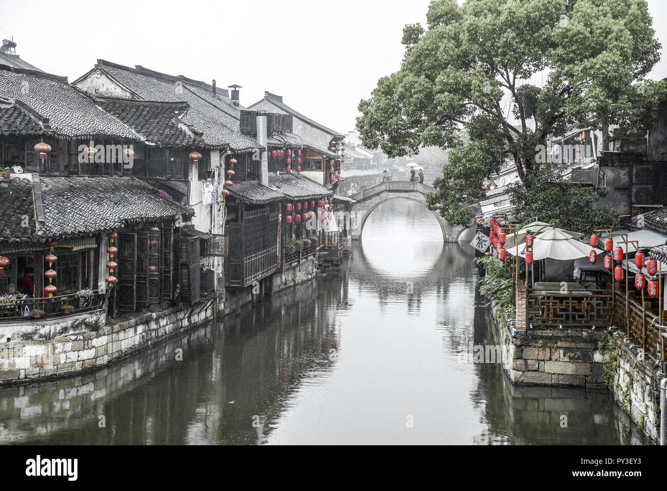 Altstadt von Xitang, China Stock Photo