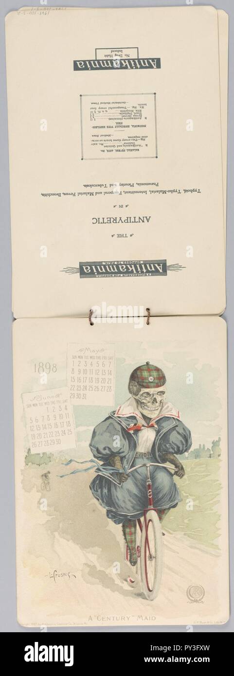 1898 calendar hi-res stock photography and images - Alamy