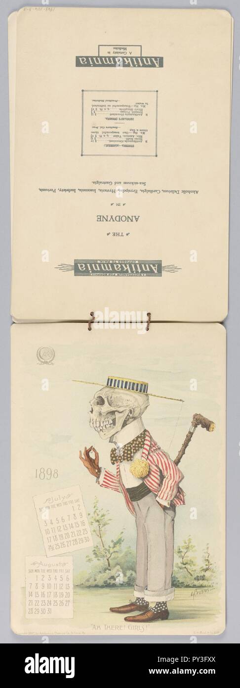 1898 calendar hi-res stock photography and images - Alamy